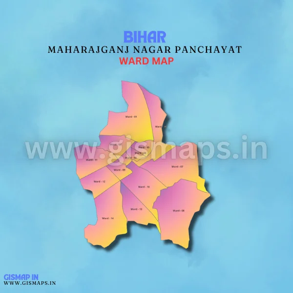 Maharajganj Nagar Panchayat Ward Map